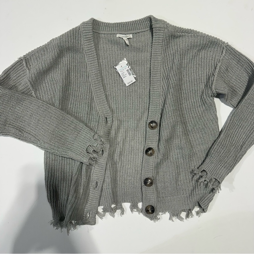 Maurice’s new with tags gray knit sweater size small - Picture 1 of 4